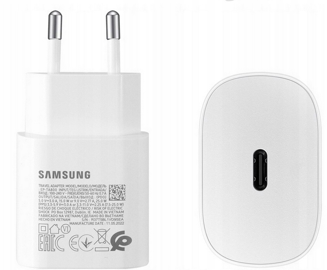 Originálna rýchlonabíjačka SAMSUNG USB C 25W 3A